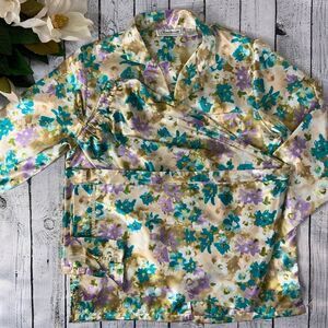 VINTAGE CHANTEUSE satin sleepwear loungewear set